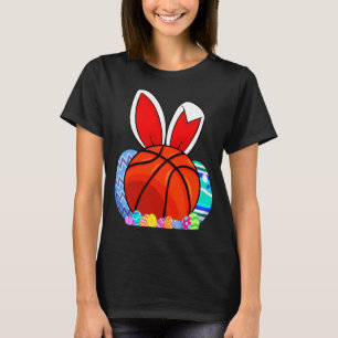 Camiseta do coelho de Páscoa de basquete para cria