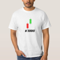Camiseta do comerciante do mercado de ações