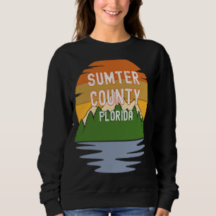 Camiseta Do Condado de Sumter Flórida Pôr do Sol Antigo