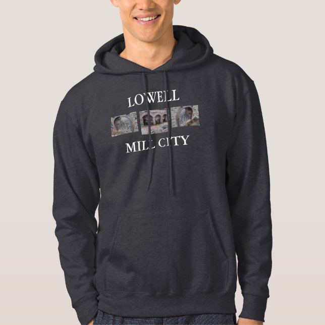 Camiseta do conjunto de 3 fotos de Lowell Massachu (Frente)