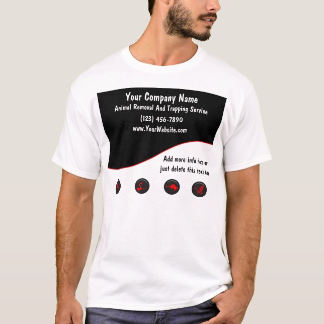 Camiseta do controlo de pragas (Frente)