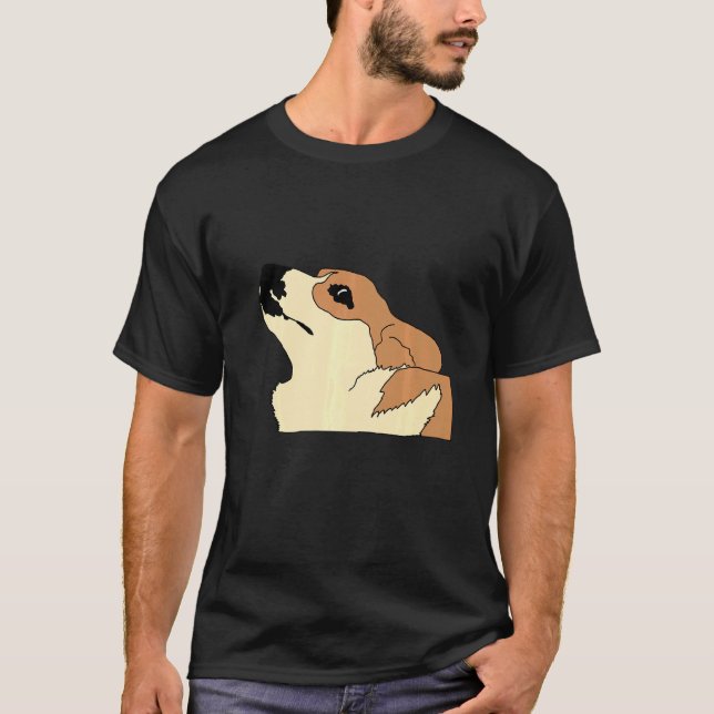 Camiseta do Corgi Cético (Frente)