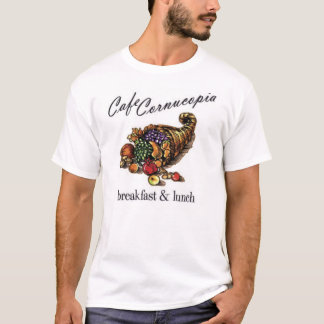 Camiseta do Cornucopia do café