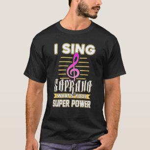 Camiseta do coro musical Soprano