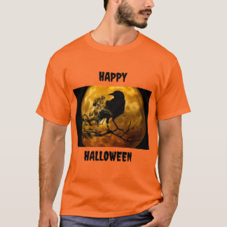 Camiseta do Corvo Feliz Dia das Bruxas