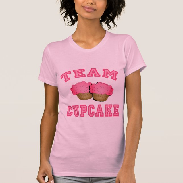 Camiseta do cupcake da equipe, Hoodies, canecas, (Frente)
