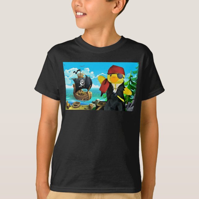 Camiseta do Danny Duck o Pirata (Frente)