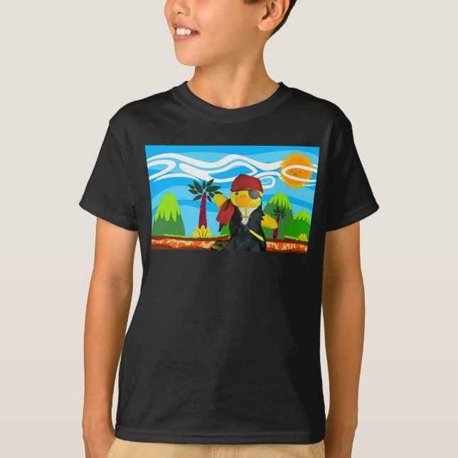 Camiseta do Danny Duck o Pirata (Frente)