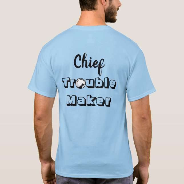 Camiseta do Desenhador do Cão Moon (Verso)