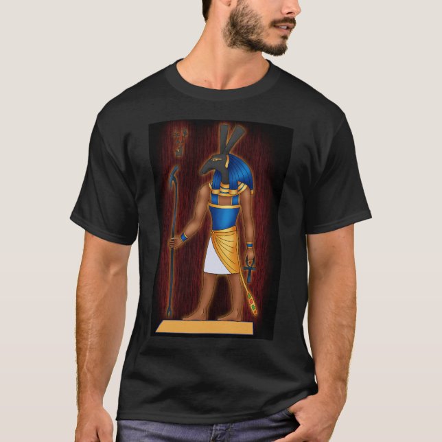 Camiseta do Deus Egípcio Set (Frente)