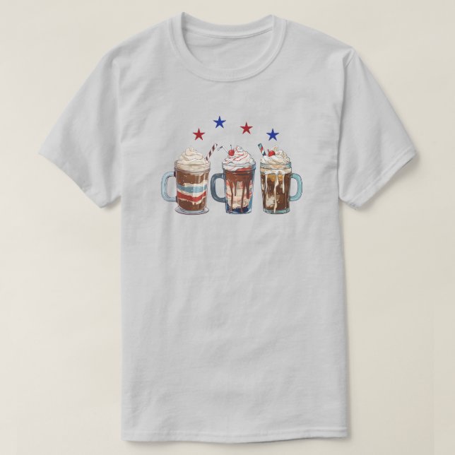 Camiseta do Dia 4 de Julho (Frente do Design)