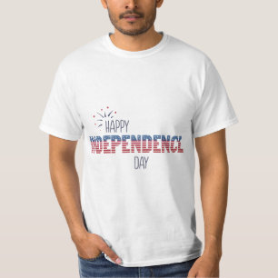 Camiseta do Dia da Independência Feliz Americano