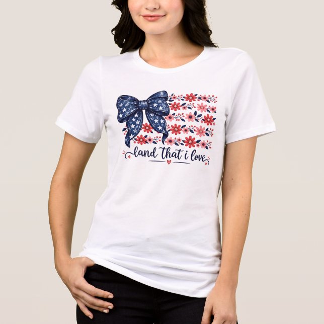 Camiseta do Dia da Independência que Eu Amo (Frente)