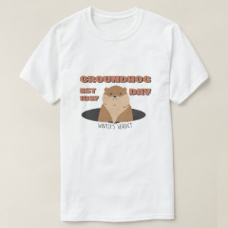 Camiseta do Dia da Marmota | Retro EST 1887