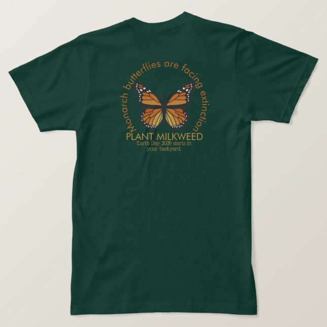Camiseta do Dia da Terra (Verso do Design)
