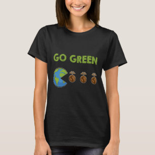 Camiseta do Dia da Terra Vai Verde