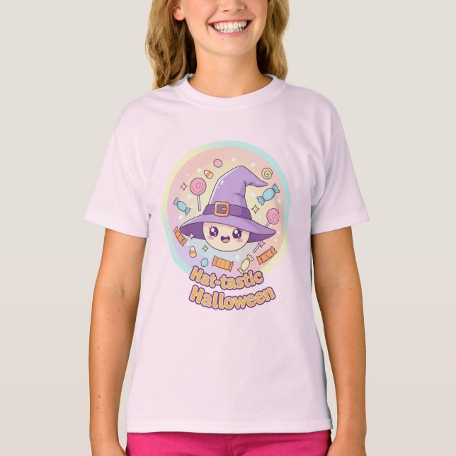 Camiseta do Dia das Bruxas Sorridente - Teto Bonit (Frente)