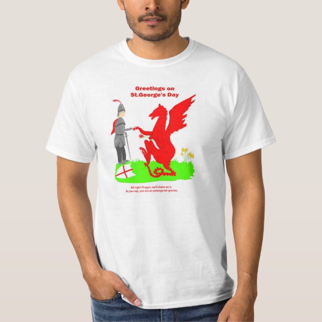 Camiseta do dia de St George (Frente)