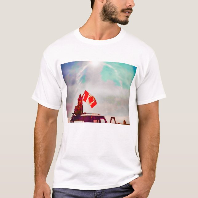 Camiseta do Dia do Canadá com Kevin (Frente)