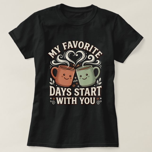 Camiseta do Dia do Melhor Amigo: Roupa Combinando  (Frente do Design)