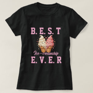 Camiseta do Dia do Melhor Amigo: Sorvete Bestie Fo