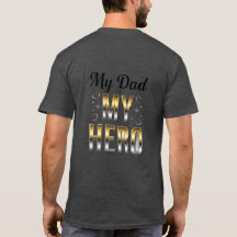 Camiseta do Dia do Pai | "Meu Pai Meu Herói"