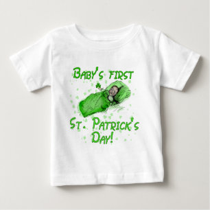 Camiseta do dia do primeiro St Patrick do bebê