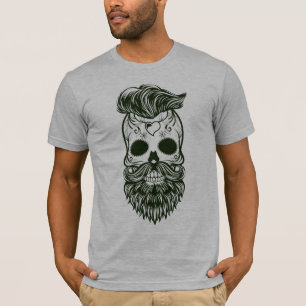 camiseta do dia dos mortos do homem moderno
