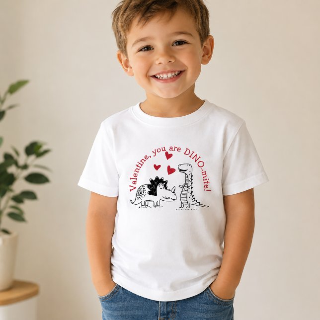 Camiseta do Dia dos Namorados Dinomite (Dinosaur Valentine Shirt)