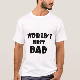 Camiseta do Dia dos Pais - Melhor Pai do Mundo