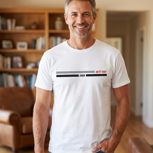 Camiseta do Dia dos Pais Moderna Melhor Pai de Tod (Criador carregado)