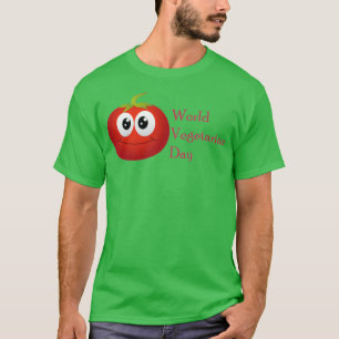 Camiseta do dia vegetariano mundial