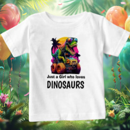 Camiseta do Dino de Aniversário para o seu Pequeno