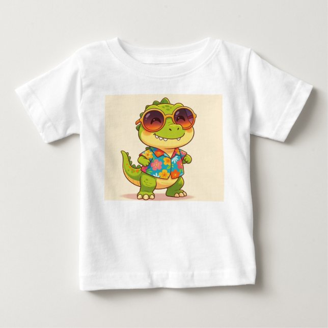 Camiseta do dinossauro (Frente)