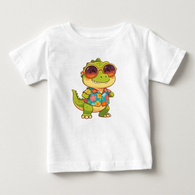 Camiseta do dinossauro (Frente)