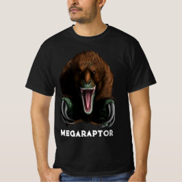 Camiseta do dinossauro Megaraptor