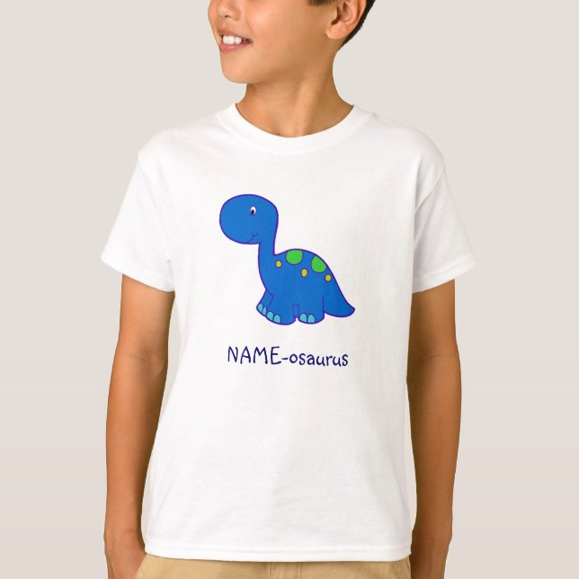 Camiseta do Dinossauro - osaurus Kid - menino (Frente)