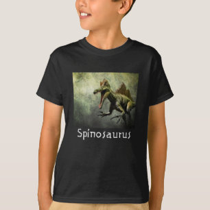 Camiseta do Dinossauro Spinosaurus na Floresta Pri