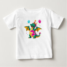 Camiseta do Dragão de 2º Aniversário