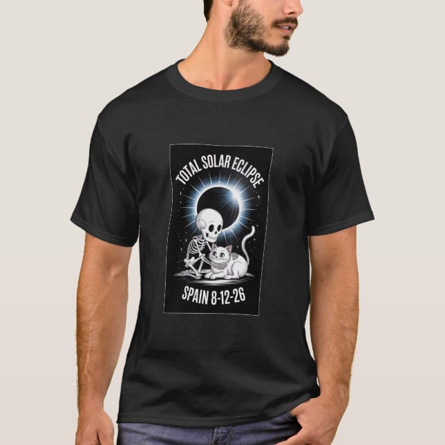 Camiseta do Eclipse na Espanha 2026 - Comemorativa (Frente)