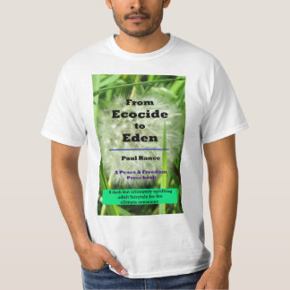 Camiseta Do Ecocide à Camisa-Algodão do Homem Éden