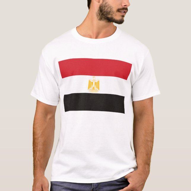 Camiseta do Egito Flags (Frente)