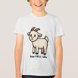 Camiseta do Eid Ul Adha de Bode Fofo para Meninos