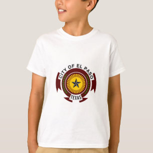 Camiseta do Emblema da Cidade de El Paso, Texas