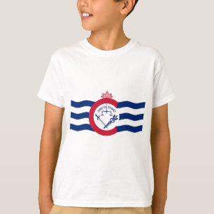 Camiseta do Emblema de Cincinnati, Ohio