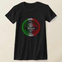 Camiseta do emblema do estado de Jalisco México