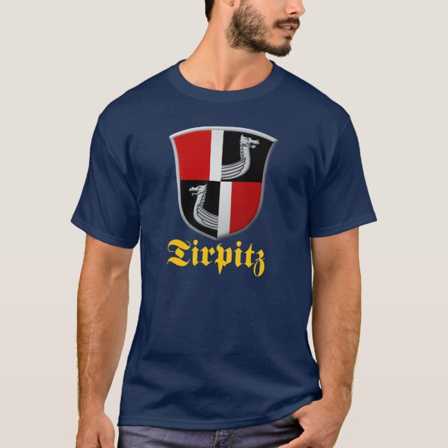 Camiseta do encouraçado Tirpitz (Frente)