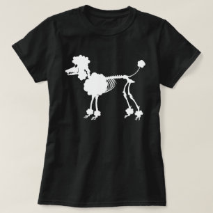 Camiseta do Esqueleto de Poodle