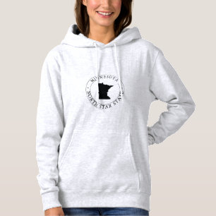 Camiseta do Estado de Minnesota com Capuz