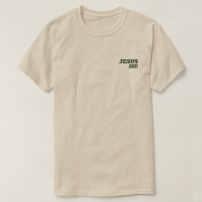Camiseta do Exército Jesus (Frente do Design)